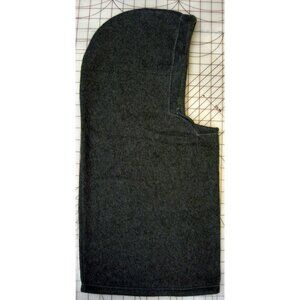 BRAND NEW HANDMADE BALACLAVA HOOD FACE MASK SKI FLEECE CHARCOAL GRAY